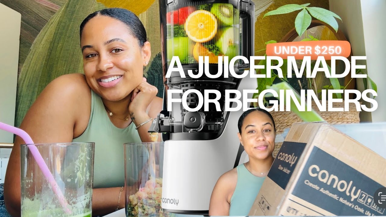 Budget-Friendly Juicer for Beginners | green juice with the Canoly C16 + first  impressions & setup
