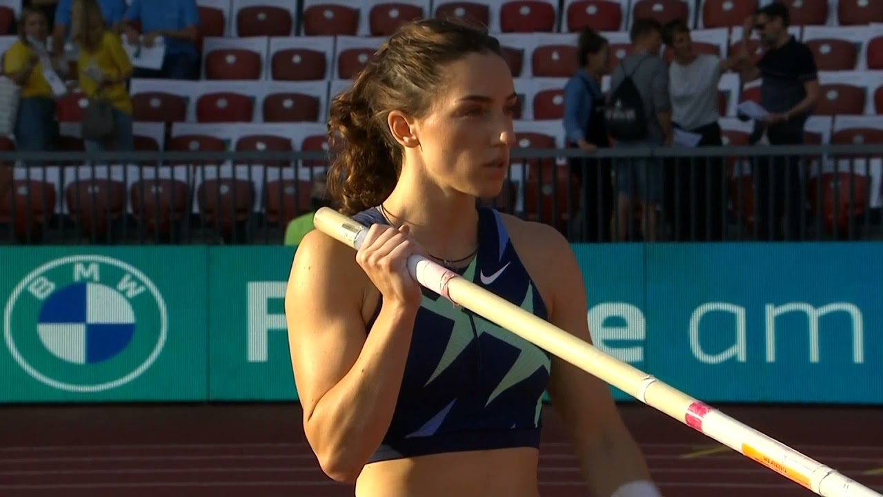 Complete Women's Pole Vault Final.  Zürich Diamond League, Day 2, Letzigrund, September 9, 2021.