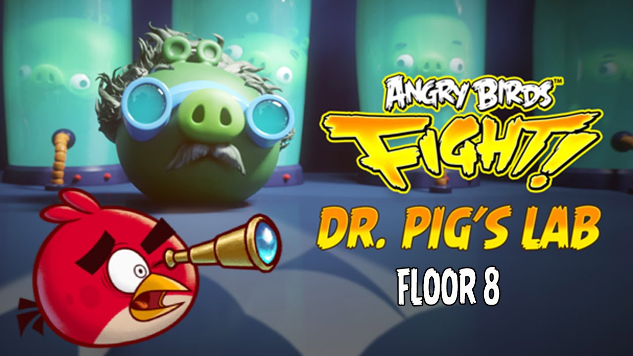 Angry Birds Fight Dr Pig's Lab Floor 8 Gameplay