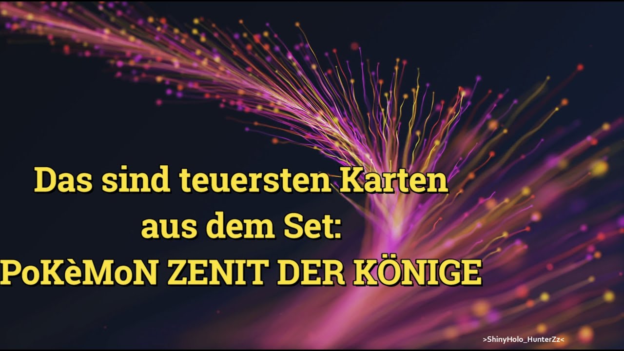 Die Top 10 der teuersten Karten Zenith der K&ouml;nige - PoK&eacute;MoN - Schwert&Schild