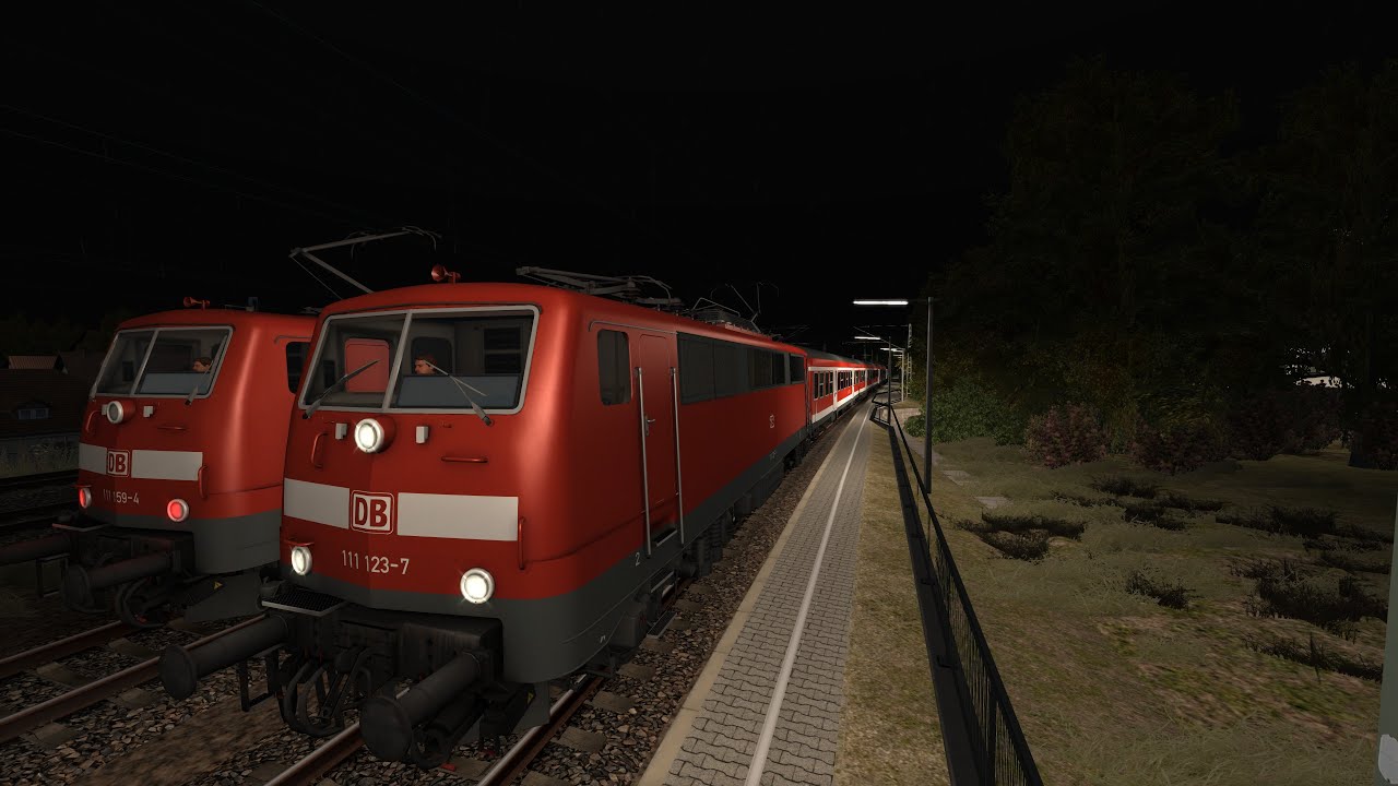 Train Sim Classic - Konstanz - Villingen / DB BR 111 / Regional Train To Konstanz