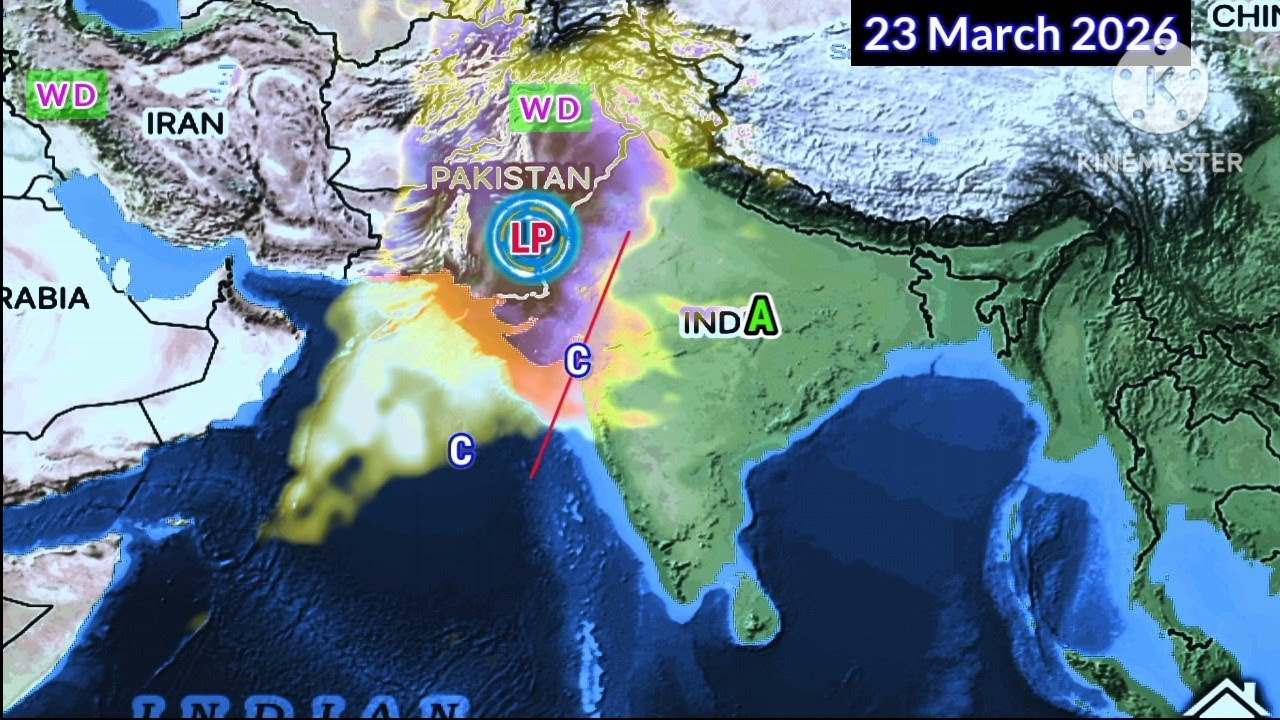 8 March To 1 April 2026/ NEXT 25 Days Weather System Map Forecàst South Asia. 
