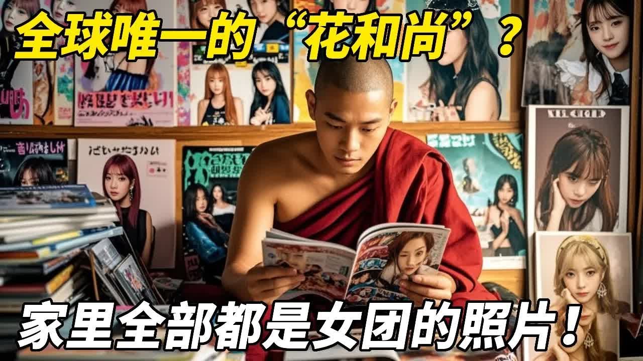 一个和尚每天都要去照相馆，不为别的只打印美女照片，而他的家里全部都是女孩的照片！【悦贝电影】