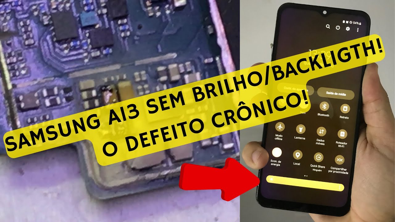 SAMSUNG A13 SEM BRILHO/SEM IMAGEM