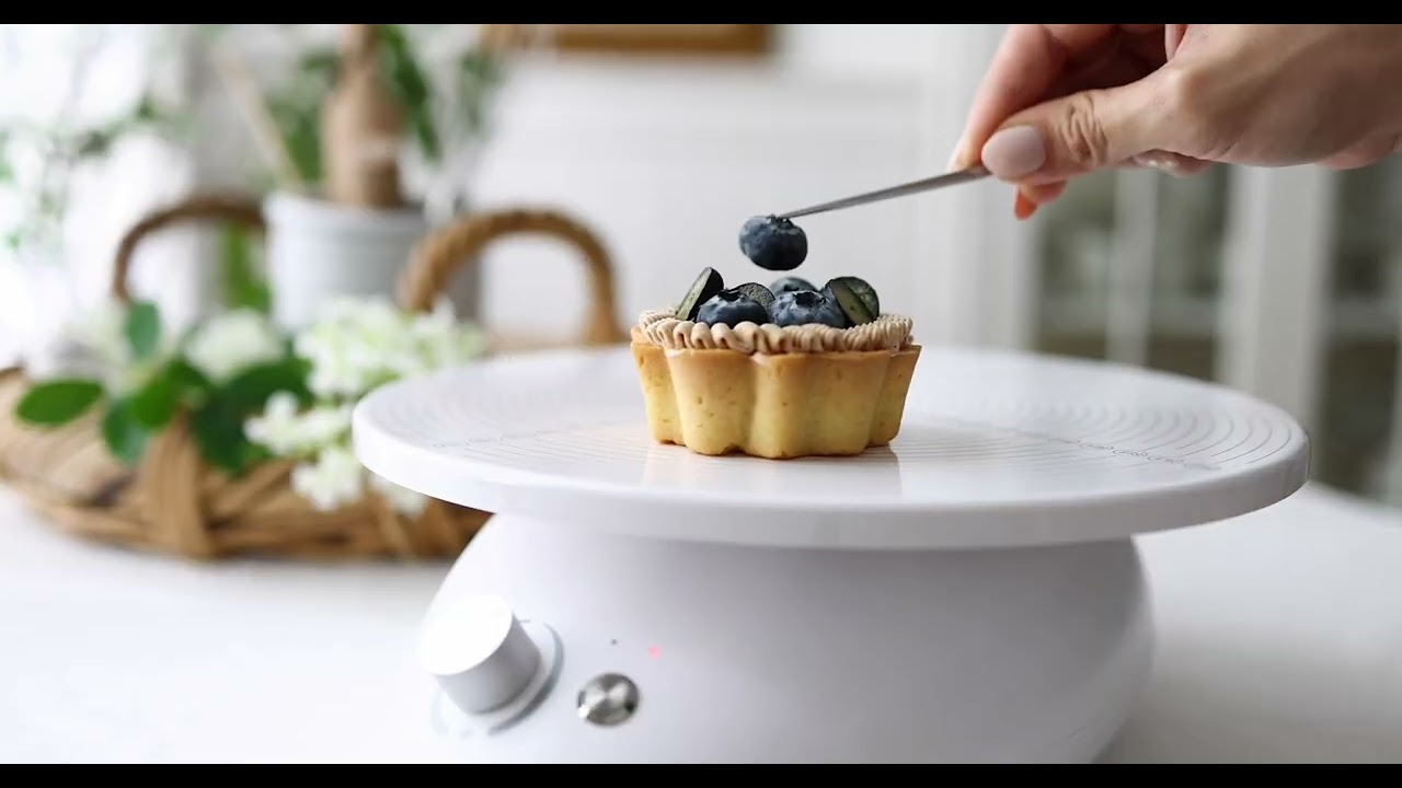 Crostatine Decorate con Girotorta Elettrico Decora - Fruit Tarts with Electric Turntable