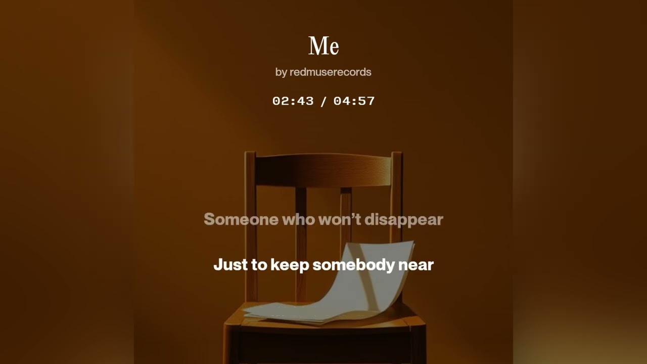 Me - Red Muse Records | Official Music Video (lyrics)