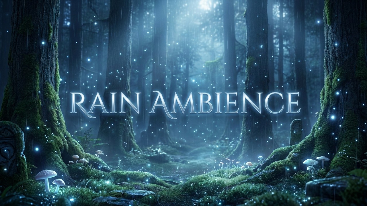 Deep Healing Sleep Music: Rain, Forest & Wind Ambience | Night Meditation