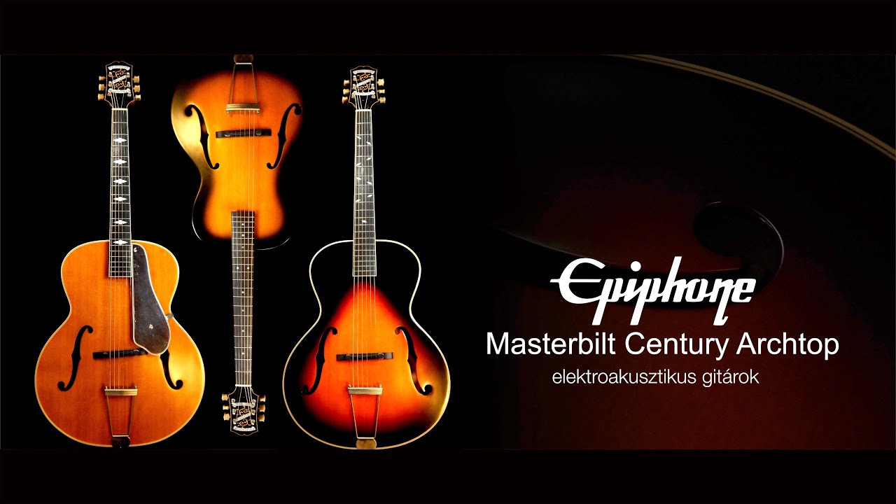 Epiphone Masterbilt Century Archtop elektroakusztikus git&aacute;rok