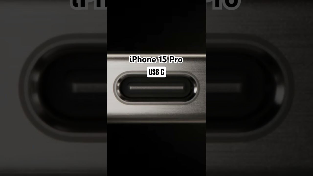 iPhone 15 Pro | USB type C & Customizable Action Button |#iphone15 #iphonelaunch #shorts