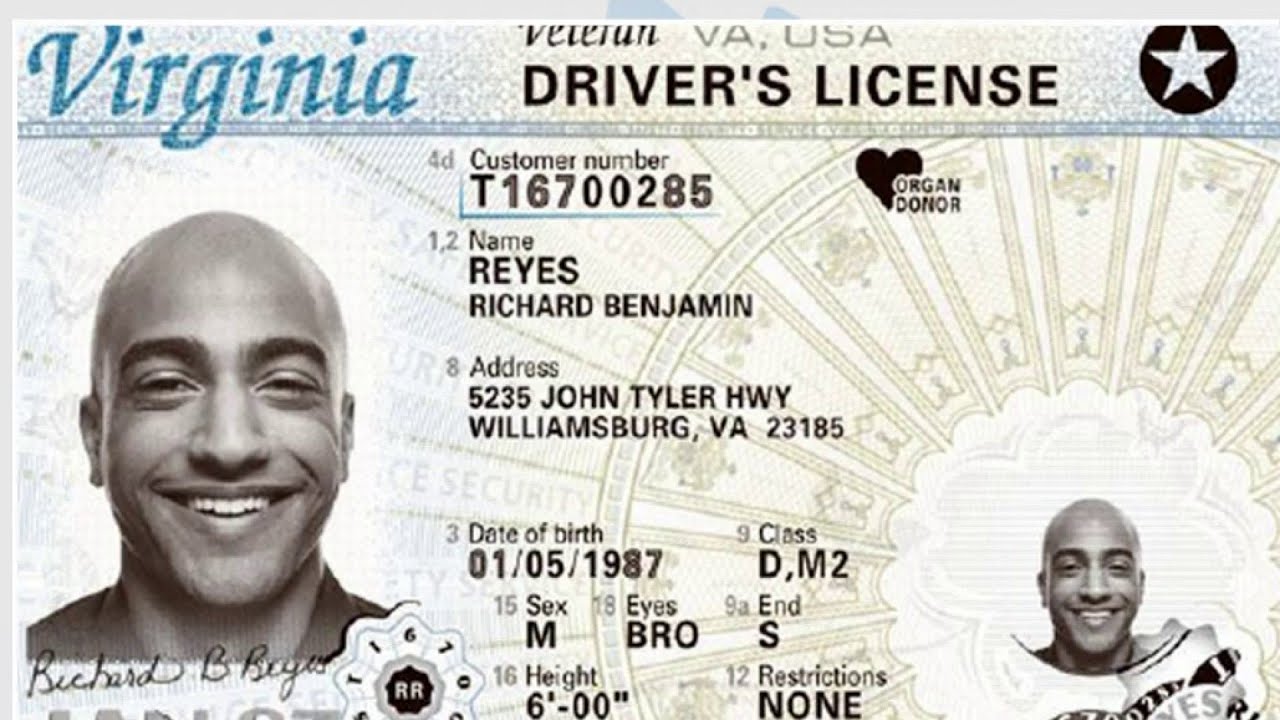 DMV штата Вирджиния представил новые водительские удостоверения и ID-карты