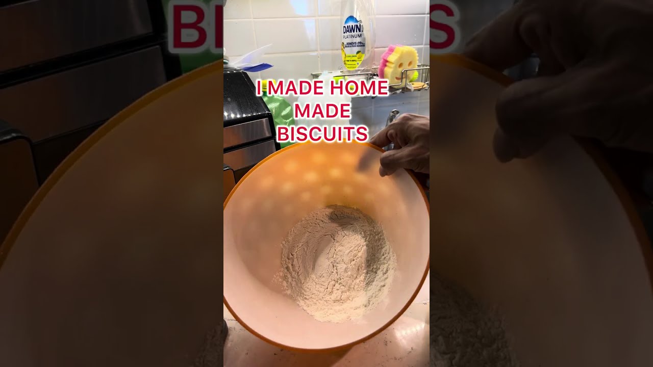 HOME MADE BISCUITS! Only 3 ingredients 