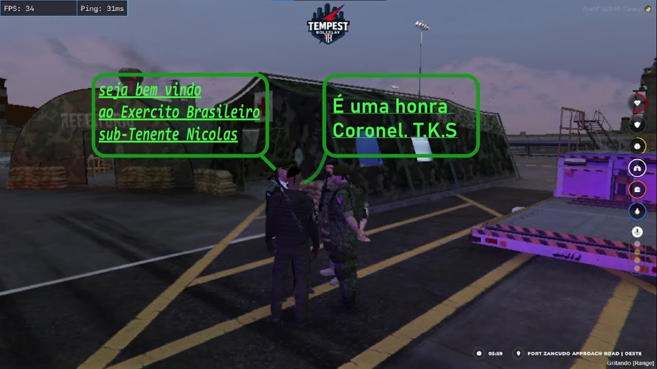 O Coronel do Exercito Brasileiro me convocou para uma reuni&atilde;o!