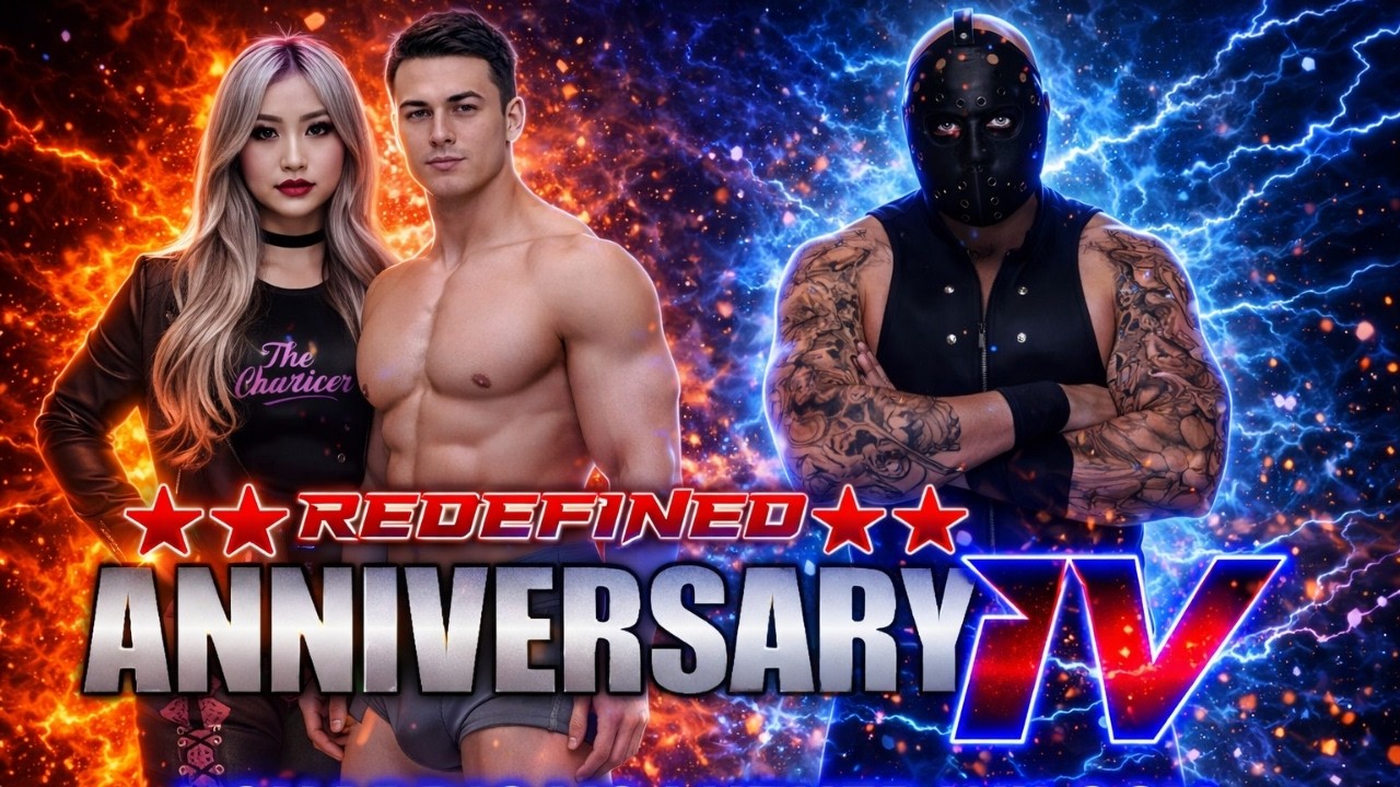 WWE 2K25- Redefined Anniversary 4| Kc Hairrs Vs Luthor Wilcox| Kick off Show| Caw Universe Mode