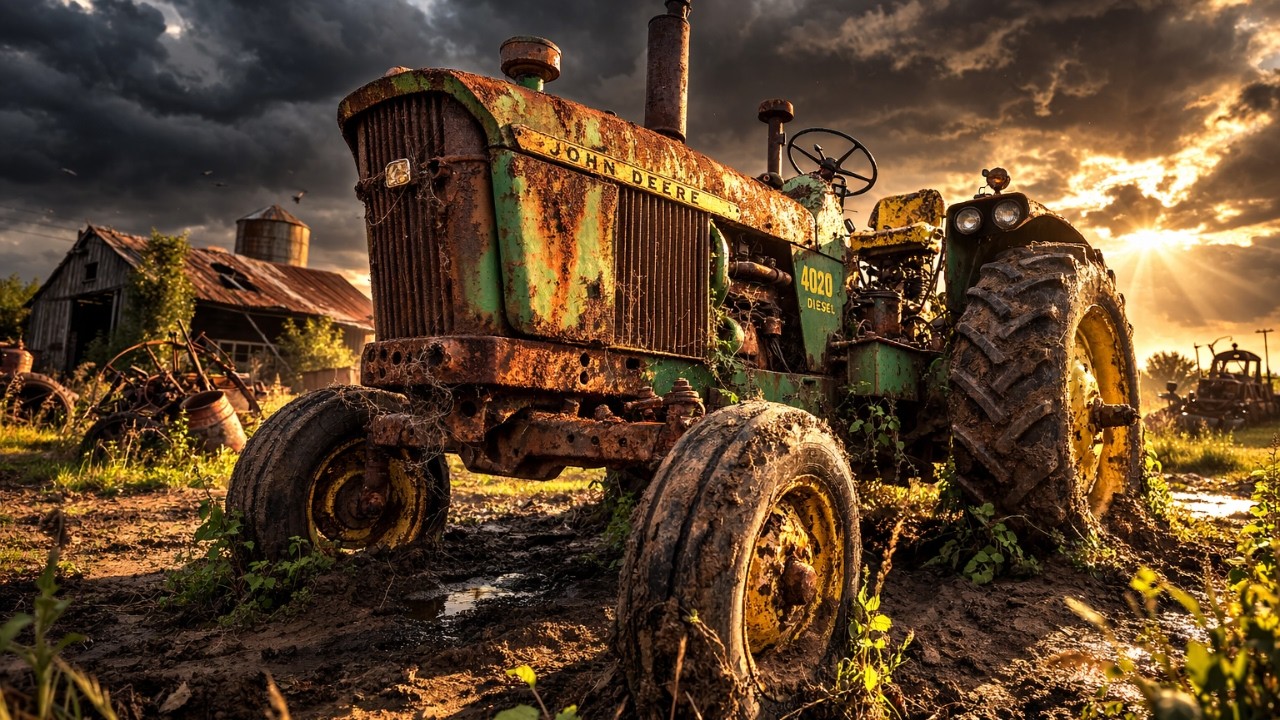 I Found an Abandoned 1972 John Deere 4020 Tractor… Then Restored It Like New (ASMR)