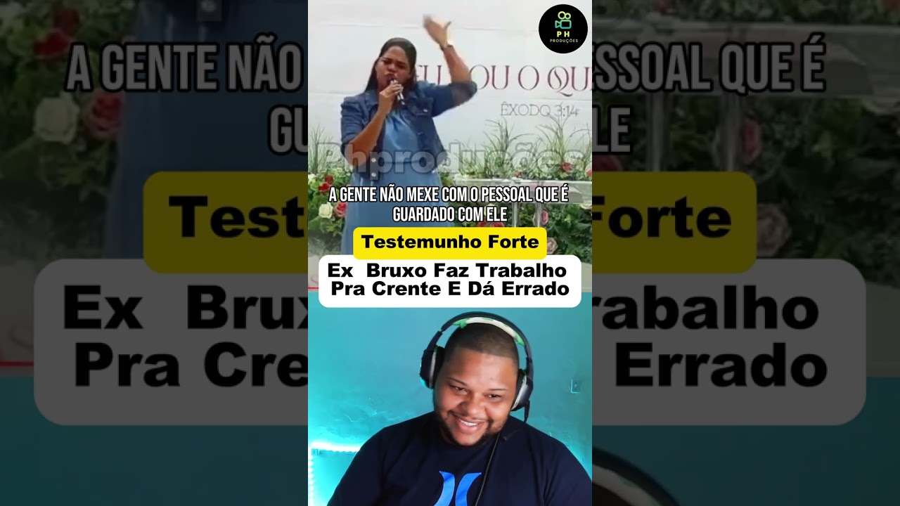 Ex Bruxo Faz Trabalho Pra Crente E Dá Errado 🔥​ Testemunho Forte 🔥​ Rafaela Nascimento ✅​✔️​