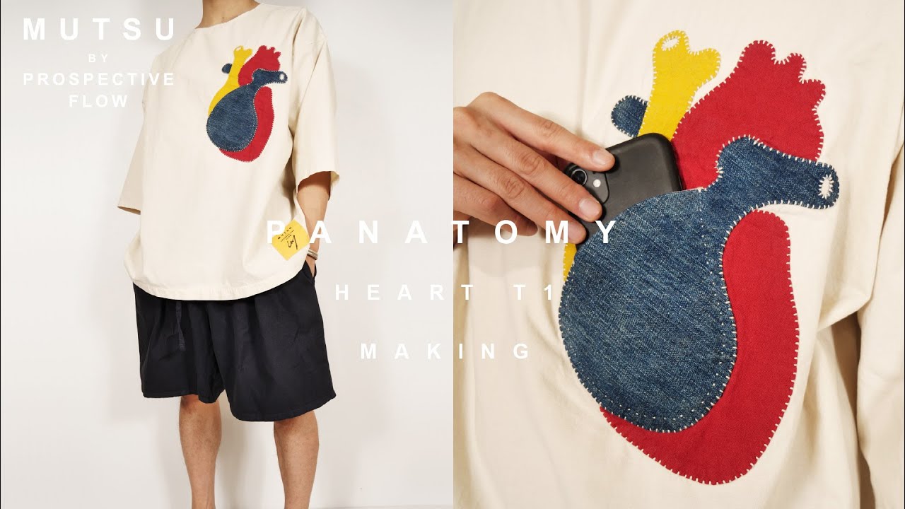 Heart Patchwork T-shirt / Panatomy / Making