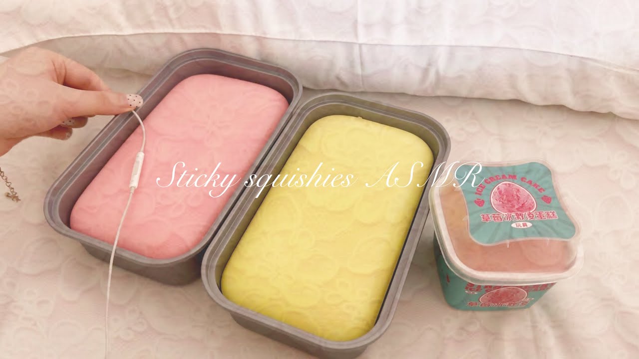 sticky squishies asmr ˚˖𓍢ִ໋❀ ̊  no talking 