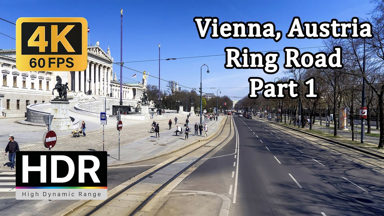 【4K60 HDR】 Walking in Vienna: Ring Road (Inner City) Part 1 - Winter 2021/22