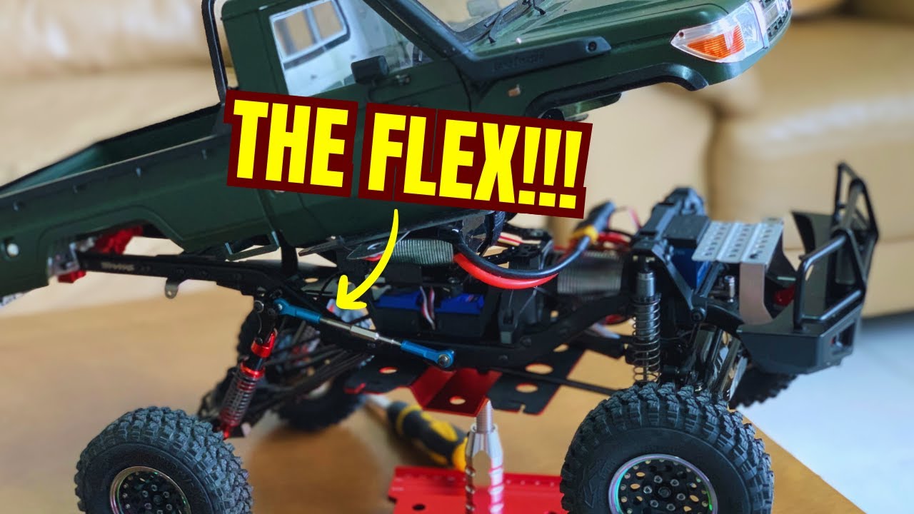 Ultimate TRX4 Flex: Killerbody Toyota LC70  - No Killerbody cutting required, just suspension setup.