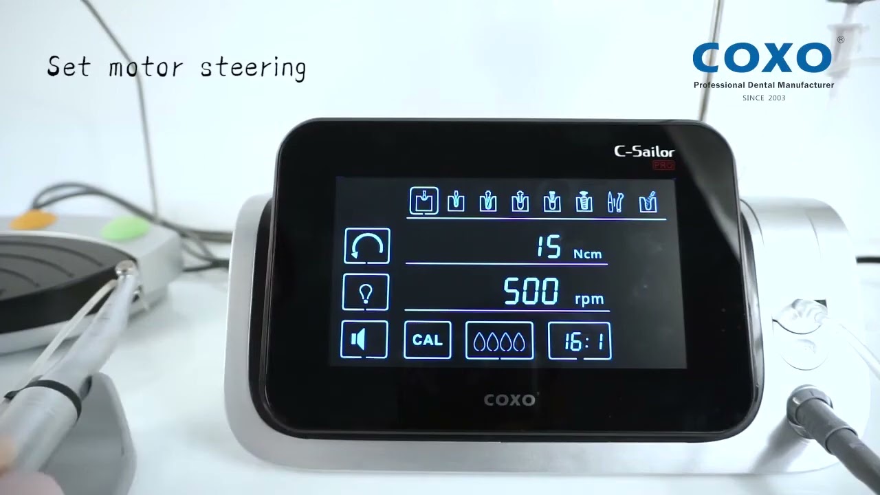 COXO's C Sailor Pro Implant machine Operation
