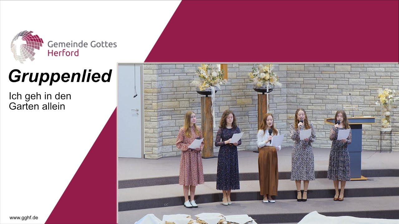 Ich geh in den Garten allein | Gruppenlied