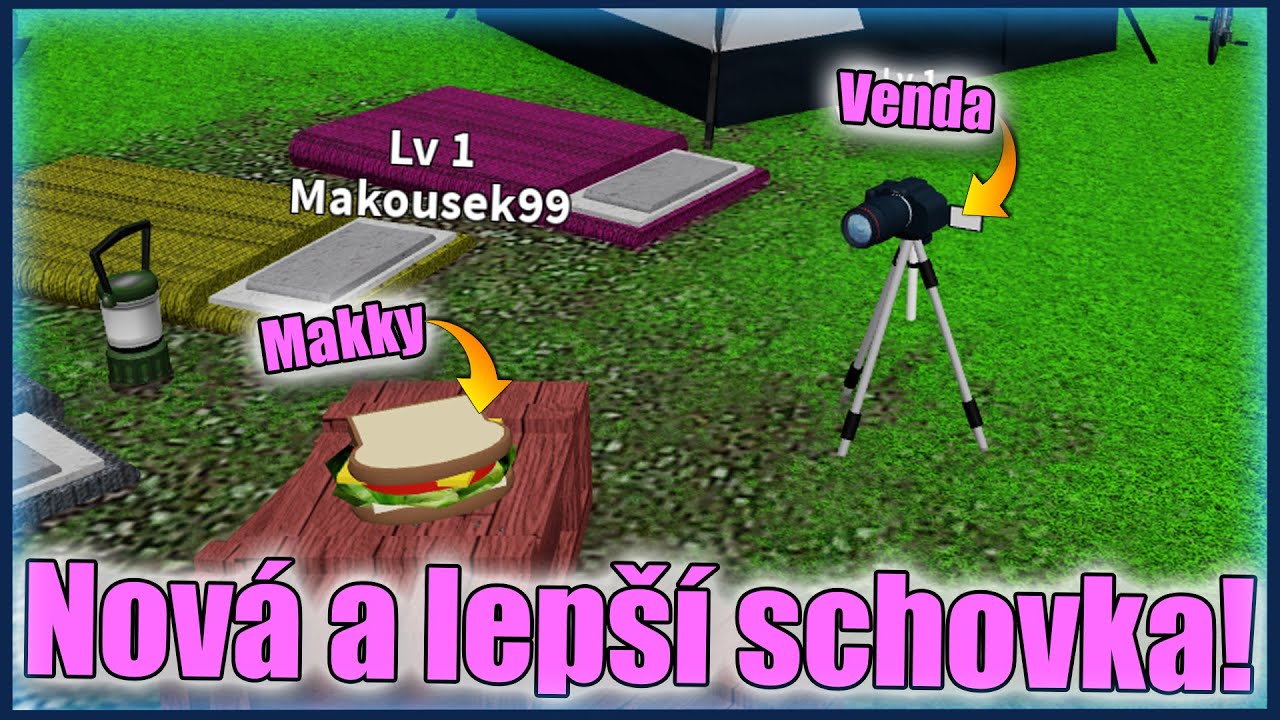 VENDA JAKO FOŤÁK FOTÍ MAKKY JAKO SENDVIČ!😂🤣 Roblox Hide and Seek w/@VendaliRoblox