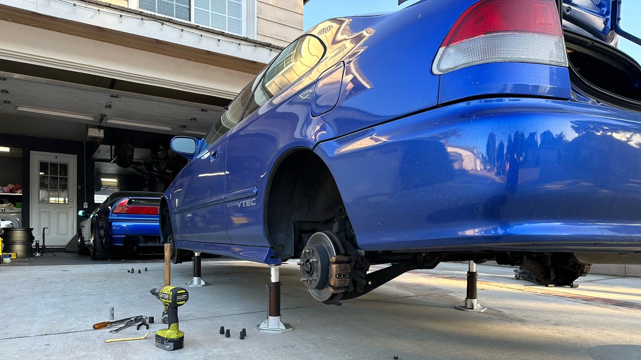 DIY: 92-00 Honda Civic Suspension Disassembly + Install