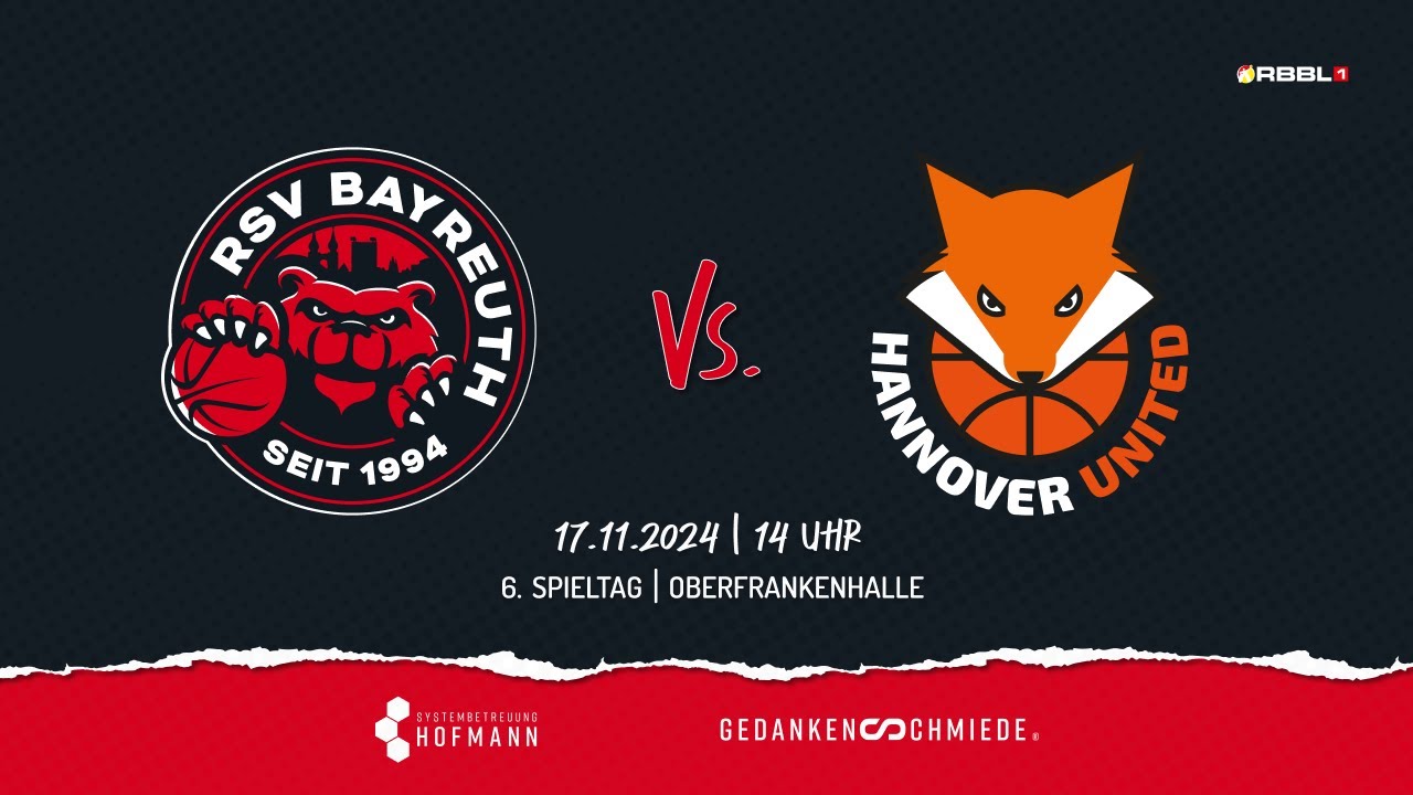 🔴🏀 RSV Bayreuth 🆚 Hannover United | #RBBL 2024/2025 | Rollstuhl Basketball Bundesliga