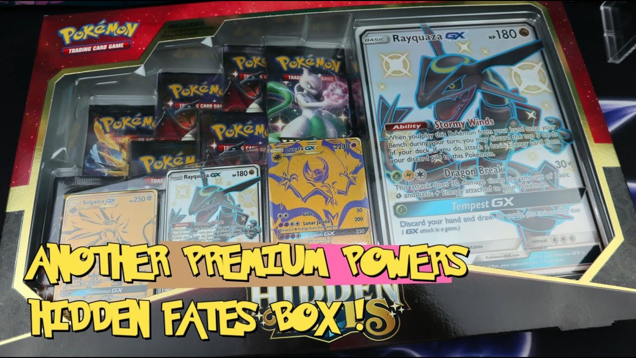 Pokemon Hidden Fates Premium Powers Collection Box#3 Opening - More Shinies!
