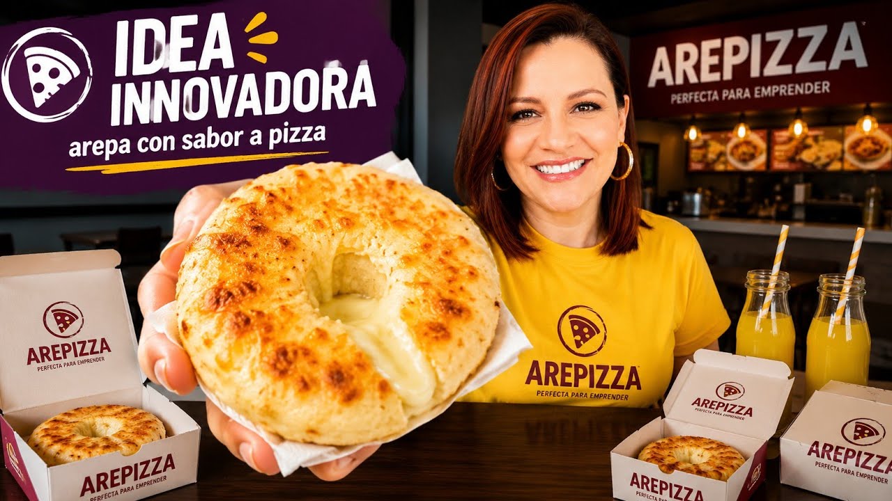 🔴 Arepizza paso a paso 🍕 Arepa con SABOR A PIZZA que se vende sola y te ayuda a emprender desde casa