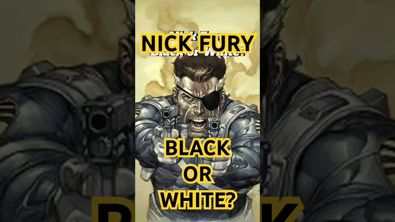 Is Nick Fury Black or White? #ytshorts #shorts #marvel #mcu #nickfury #comics #mcu #samuelljackson