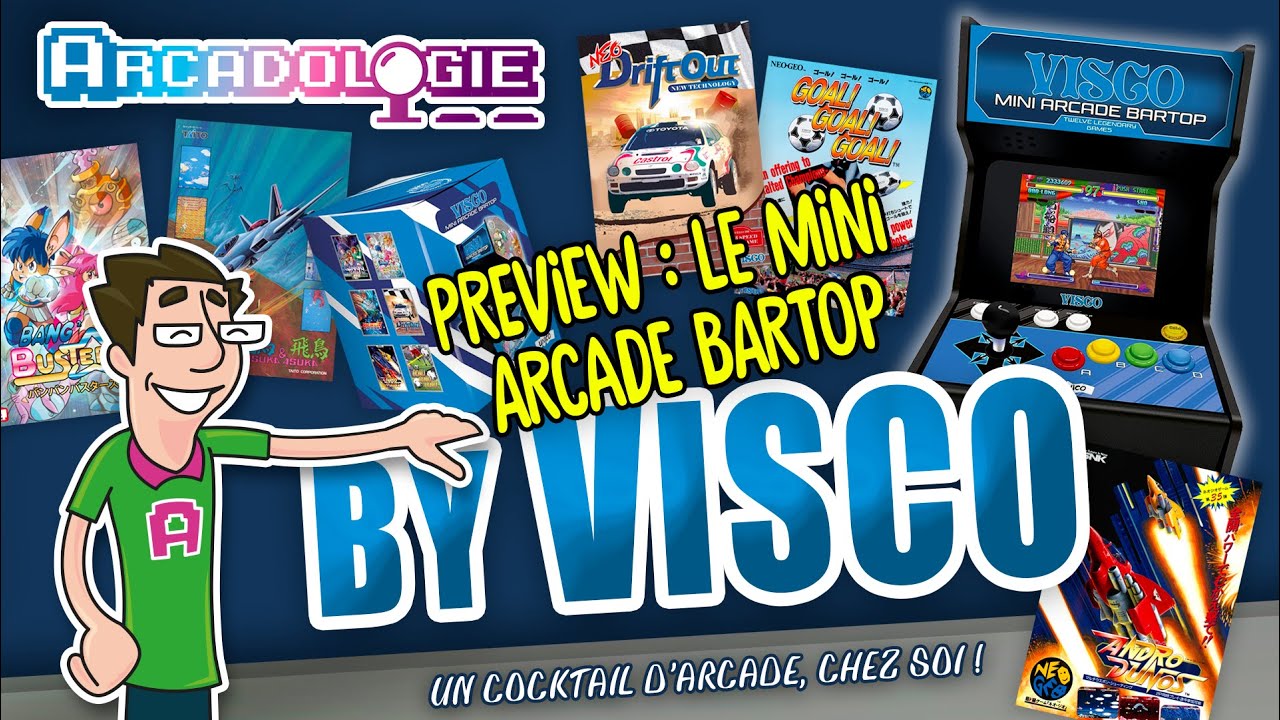 ARCADOLOGIE : MINI ARCADE BARTOP BY VISCO