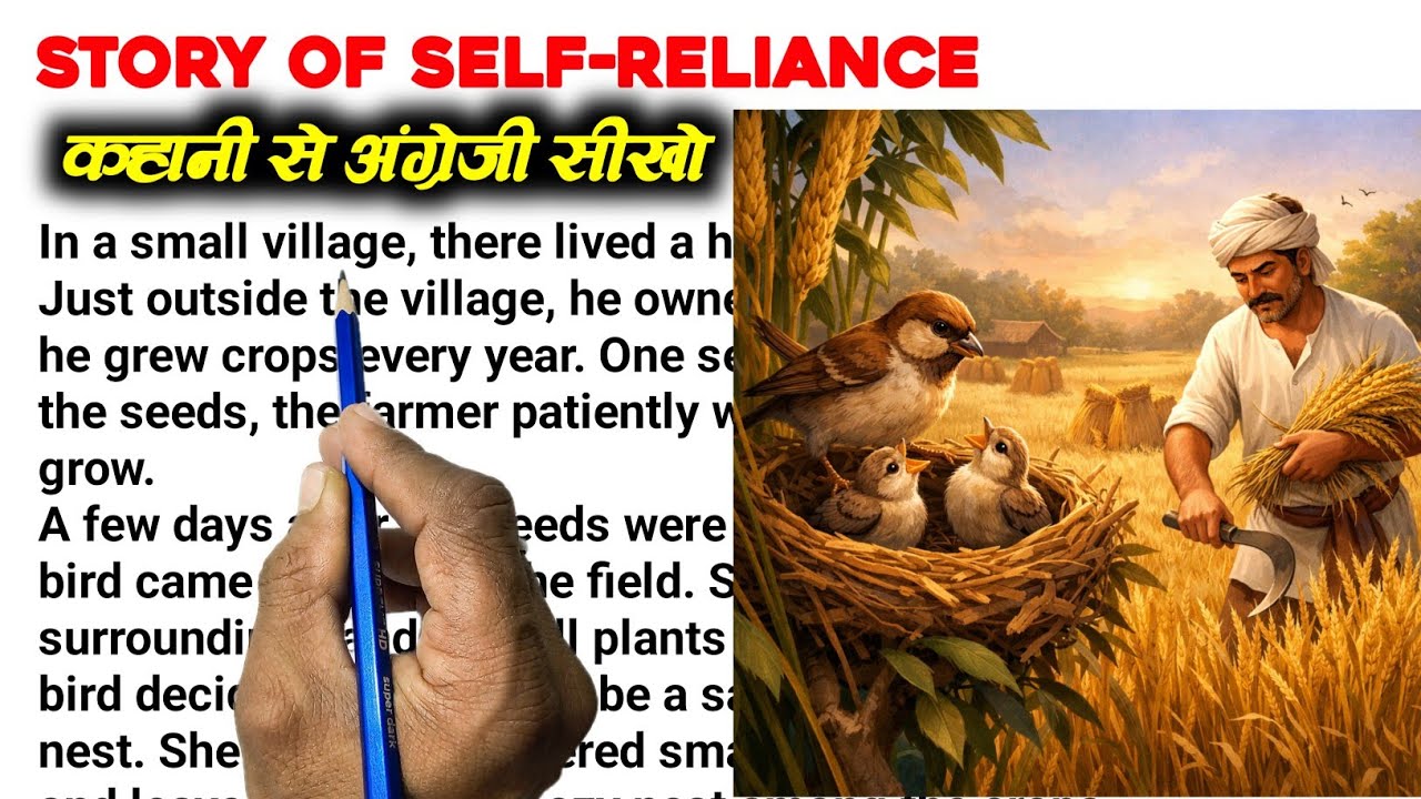 Self-reliance||English Reading||English Story || English padhna kaise sikhe?