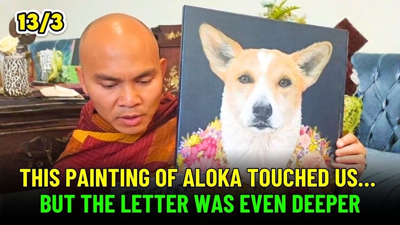 This Painting of Aloka Touched Us… But the Letter Was Even Deeper