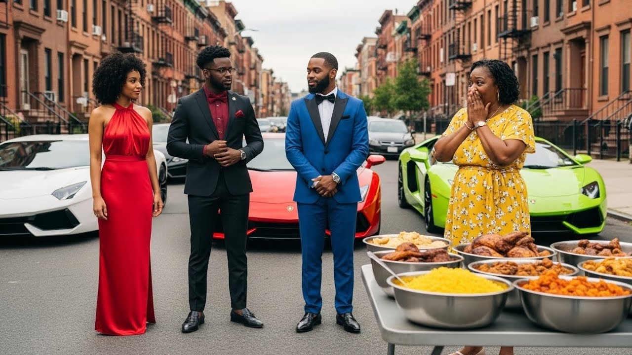 She Fed Homeless TRIPLETS Every Day, One Day, 3 Lamborghini's Pulled Up to Her Food Stand #tales