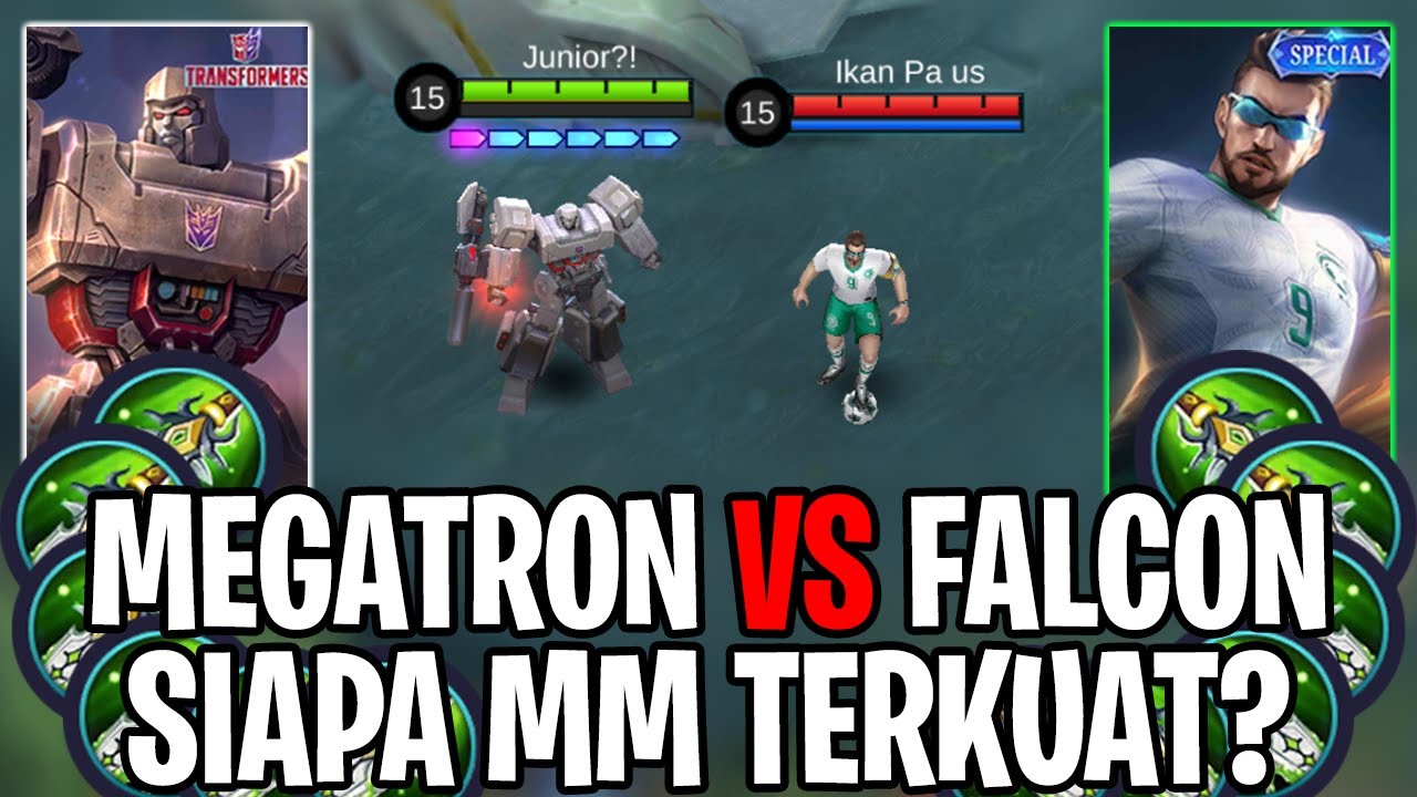Gak Ada Obat!! Granger Megatron Vs Bruno Falcon, 1x Skill Mati!! Mobile Legends
