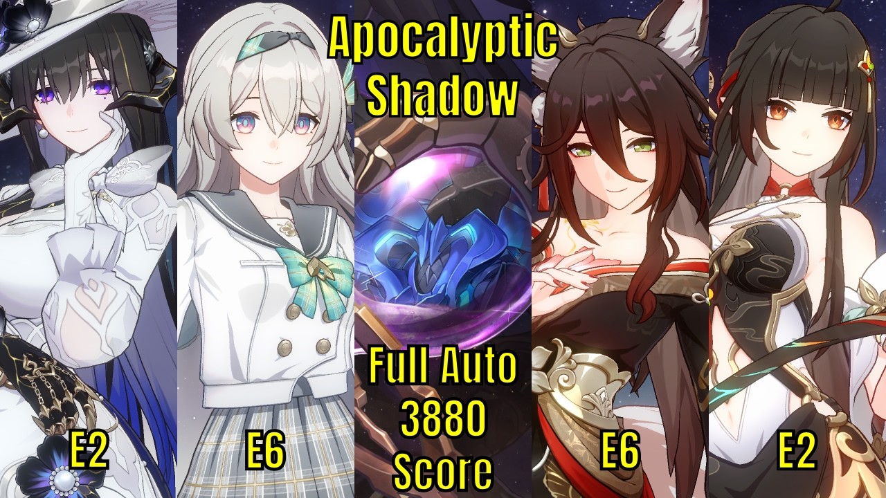 Full Auto E6 Firefly 3880 Score Swarm King | Apocalyptic Shadow 4 2nd side | HSR 4.2