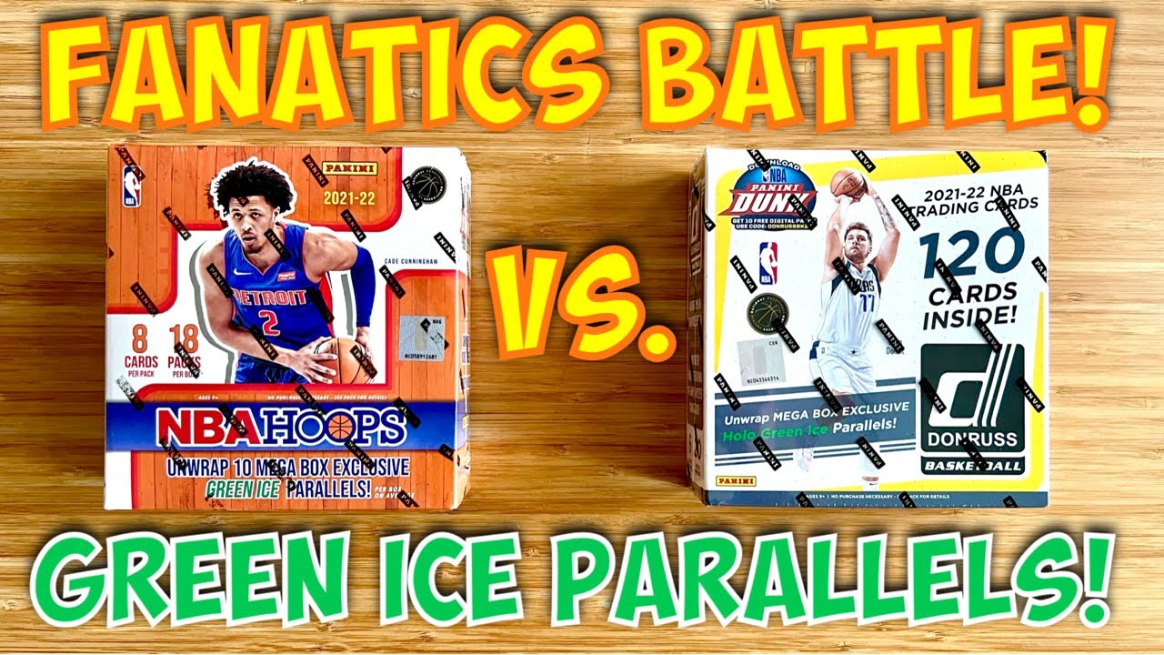 *FANATICS BATTLE* 2021-22 Hoops vs Donruss Basketball Mega Boxes - Green Cracked Ice Exclusives!🔥🔥
