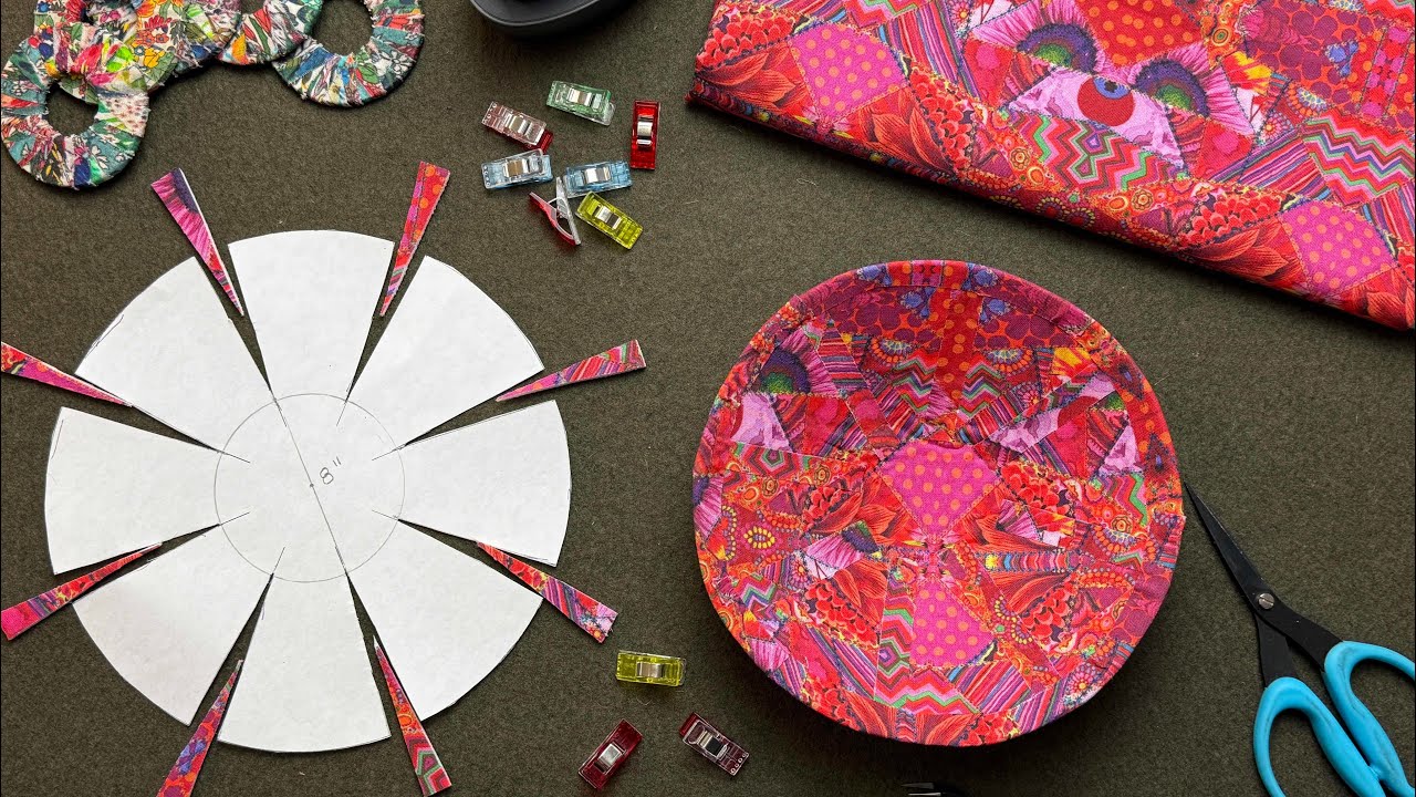 Creative Journal | Making Beautiful Fabric Bowl | Easy Sewing Machine Stitching Project | 