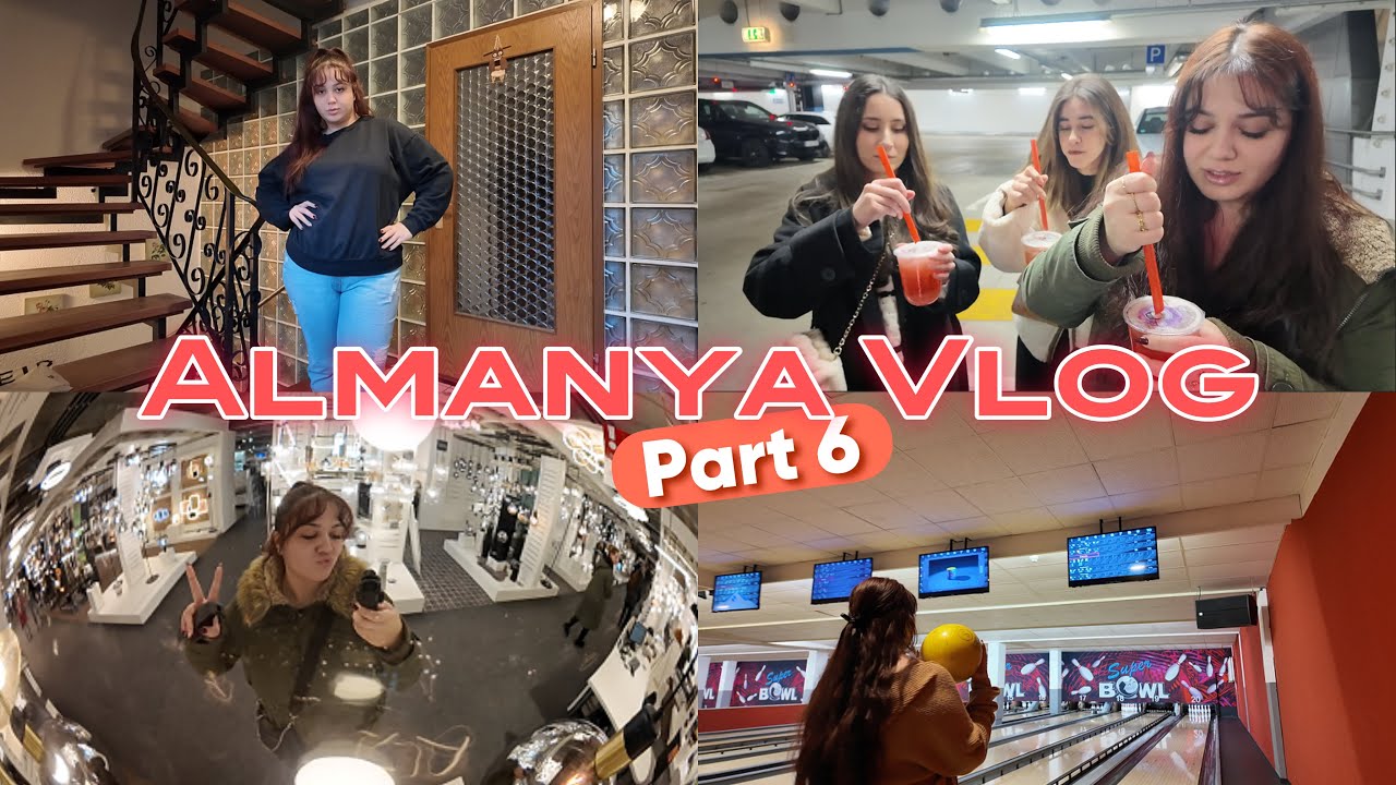 Sürekli yedim. Sürekli yedirdiler. Sürekli yedik | Almanya Vlog Part 6