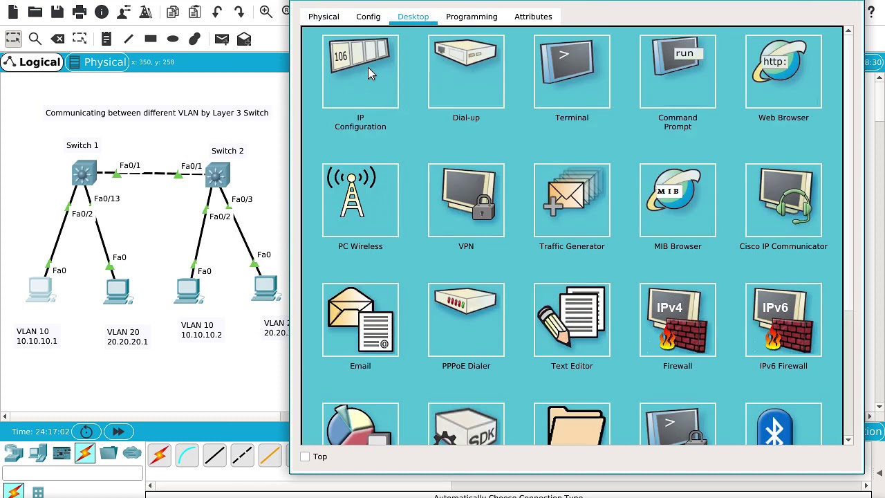 Communicating between different VLANs using L3 Switch