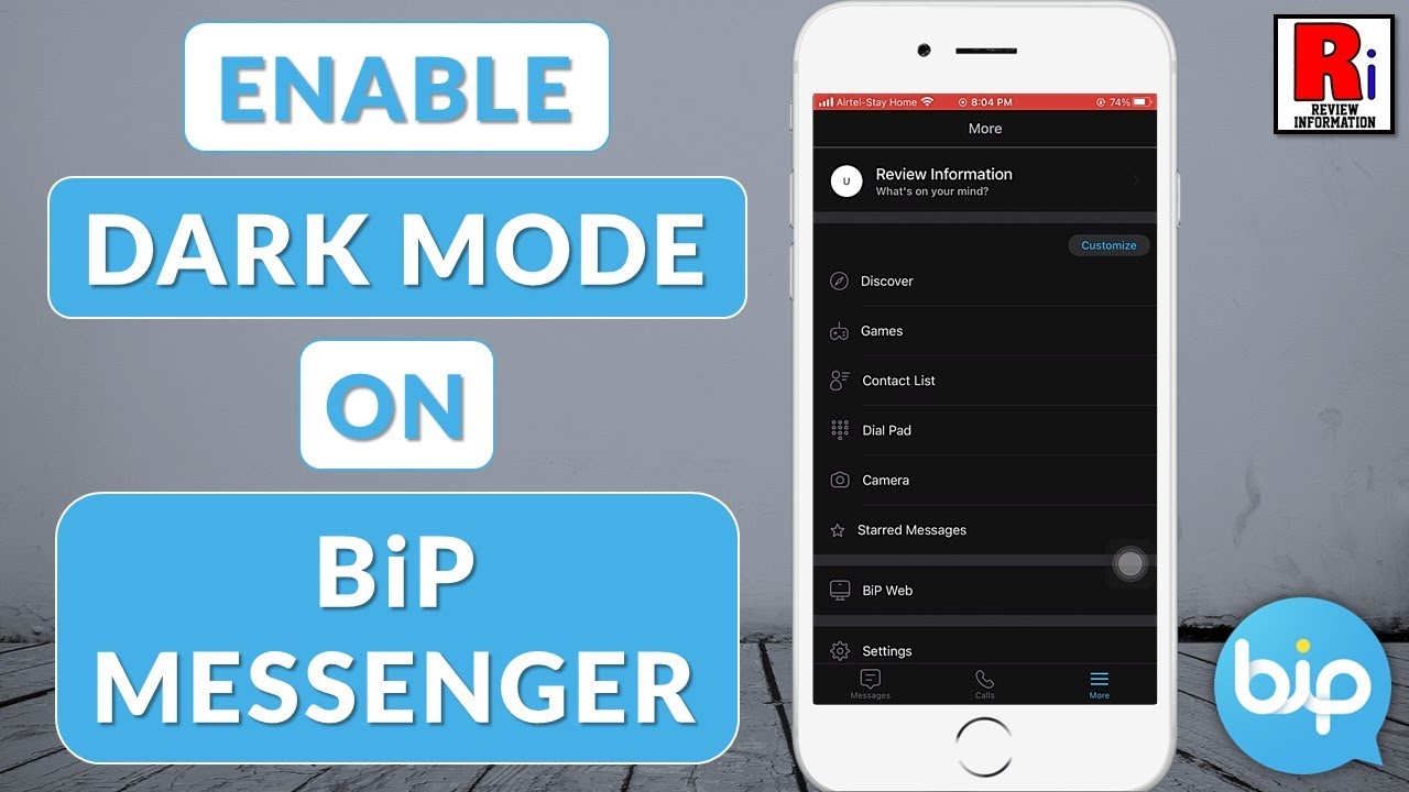 How to Enable Dark Mode on BiP Messenger