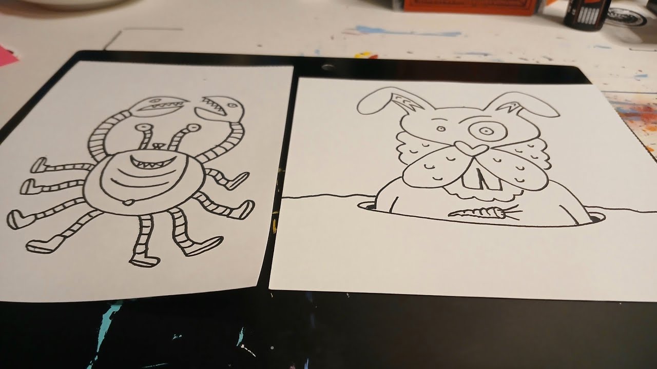 CRabbits 🦀🐰 #drawing #illustration #art #draw #doodle #doodleart