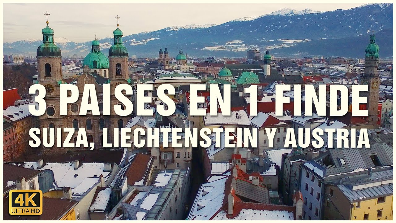 3 PAISES en 1 FINDE ⛪🎄🏰 Suiza, Liechtenstein, Austria.