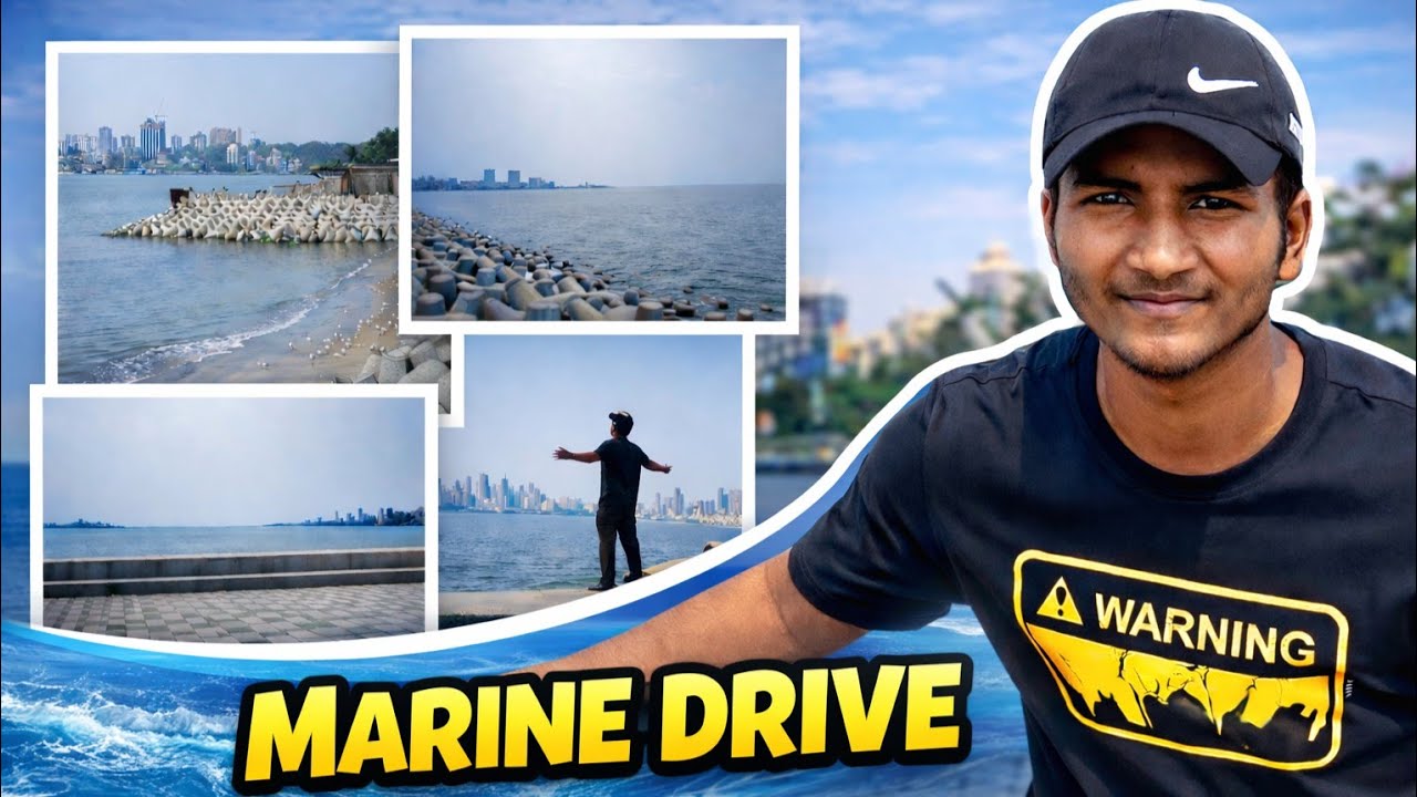 Marine Drive Mumbai 🌊 | Peace, People & My Thoughts