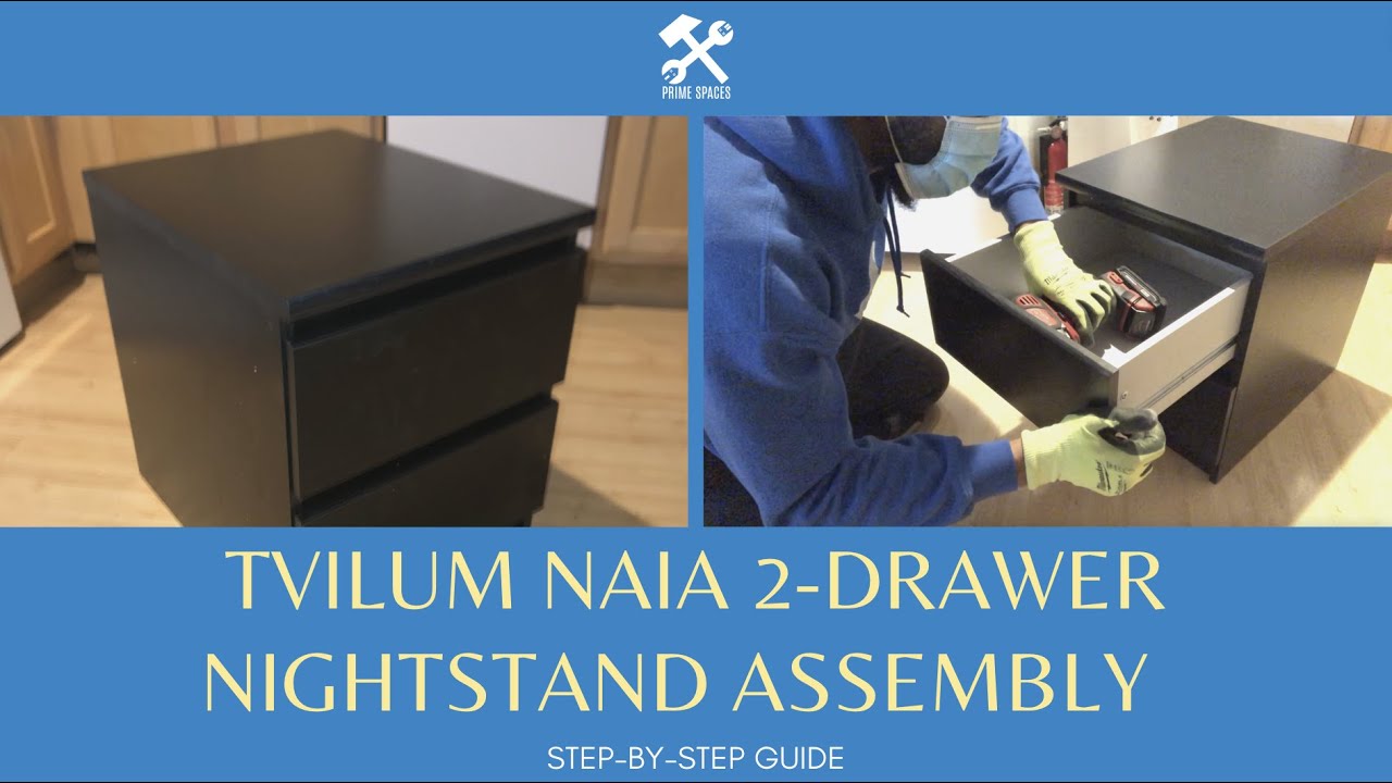 Tvilum Naia 2-Drawer Nightstand Assembly | Scottsdale 2-Drawer Nightstand Kepner 2-Drawer Nightstand