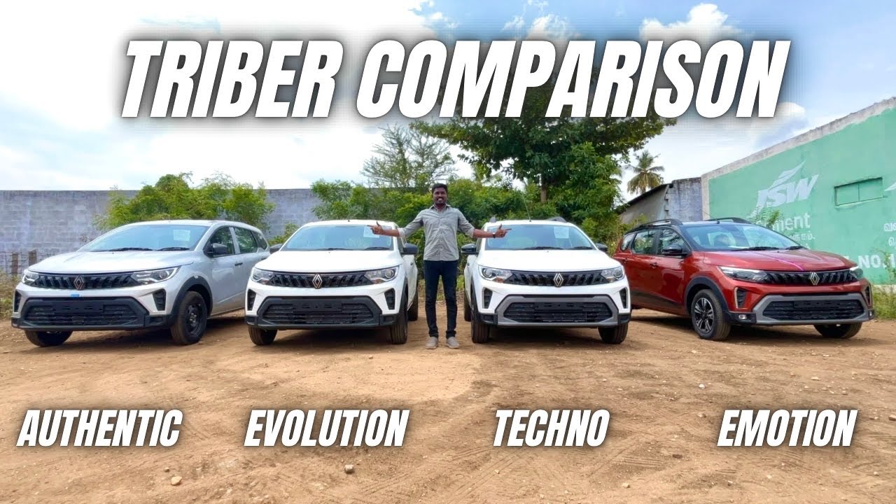 Renault Triber — All Variants Comparison | Authentic → Emotion | எது வாங்கணும்?