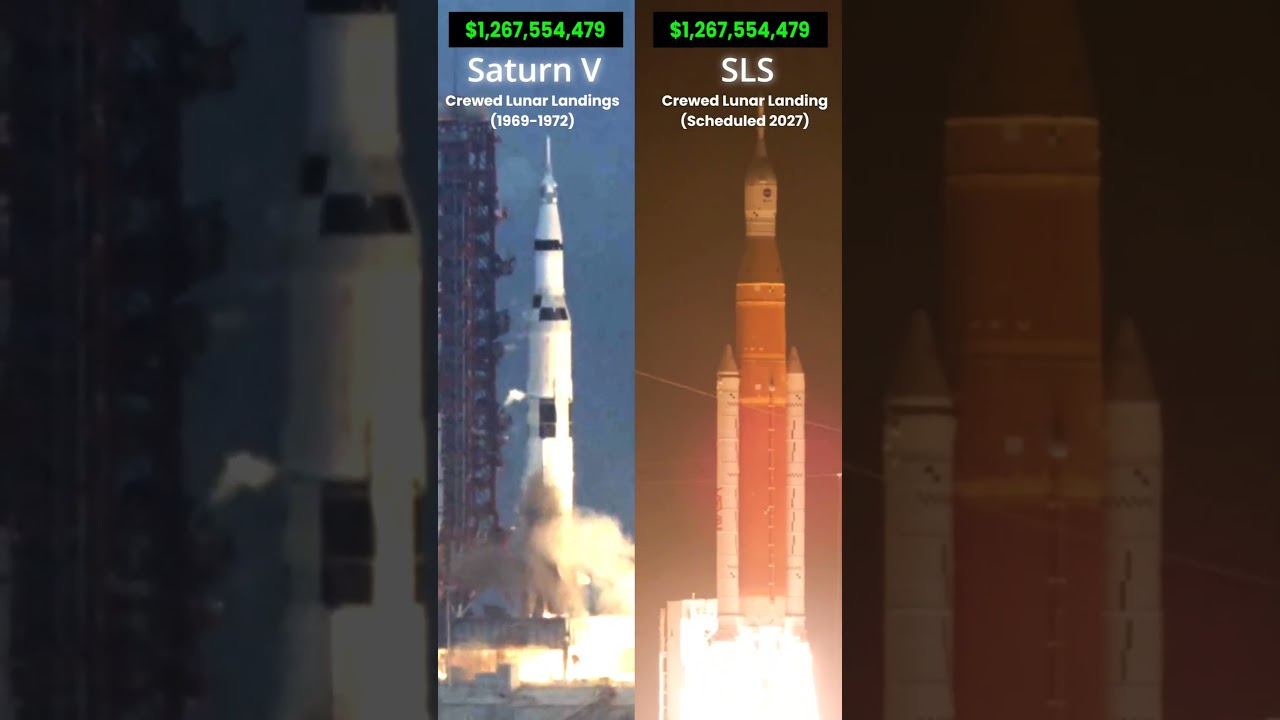 Saturn V vs SLS Launch Cost