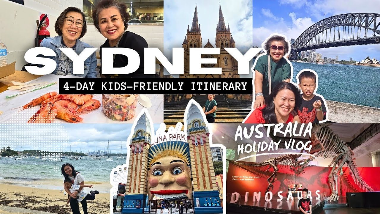 Sydney 4-Day Kid-Friendly Itinerary | Australia Holiday Vlog