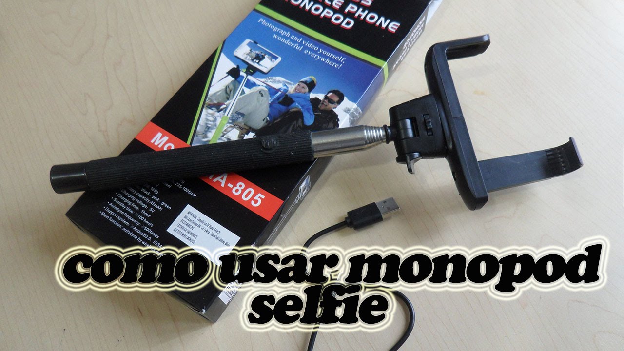 Como usar un monopod Z07-1 selfie REVIEW